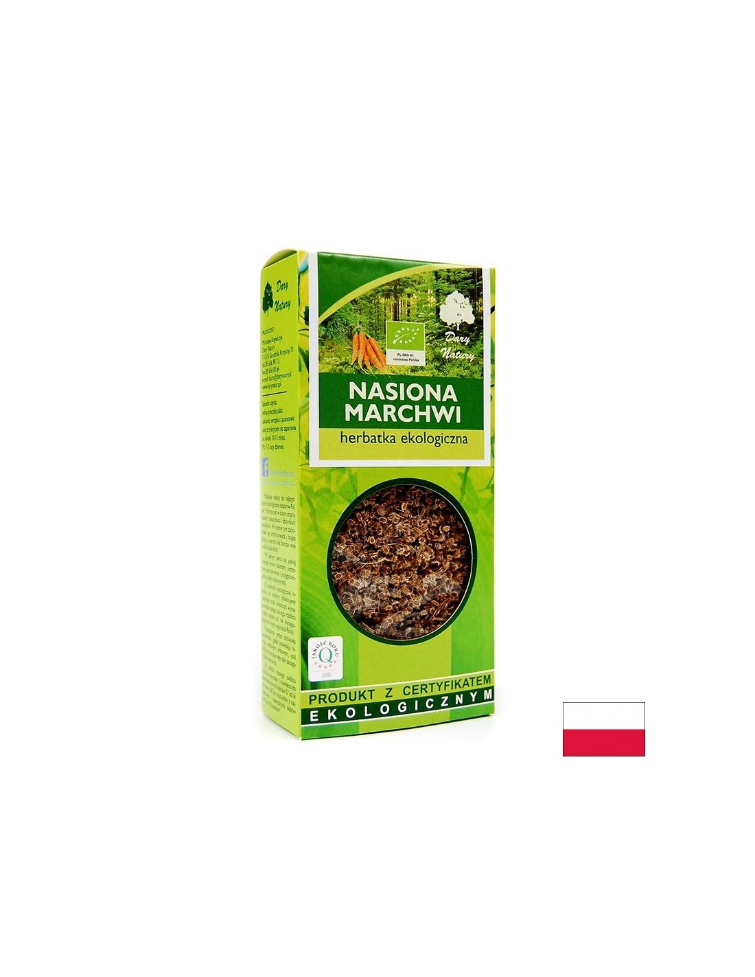Био семена от кълнове от моркови, 40гр <tc>Dary Natury</tc>