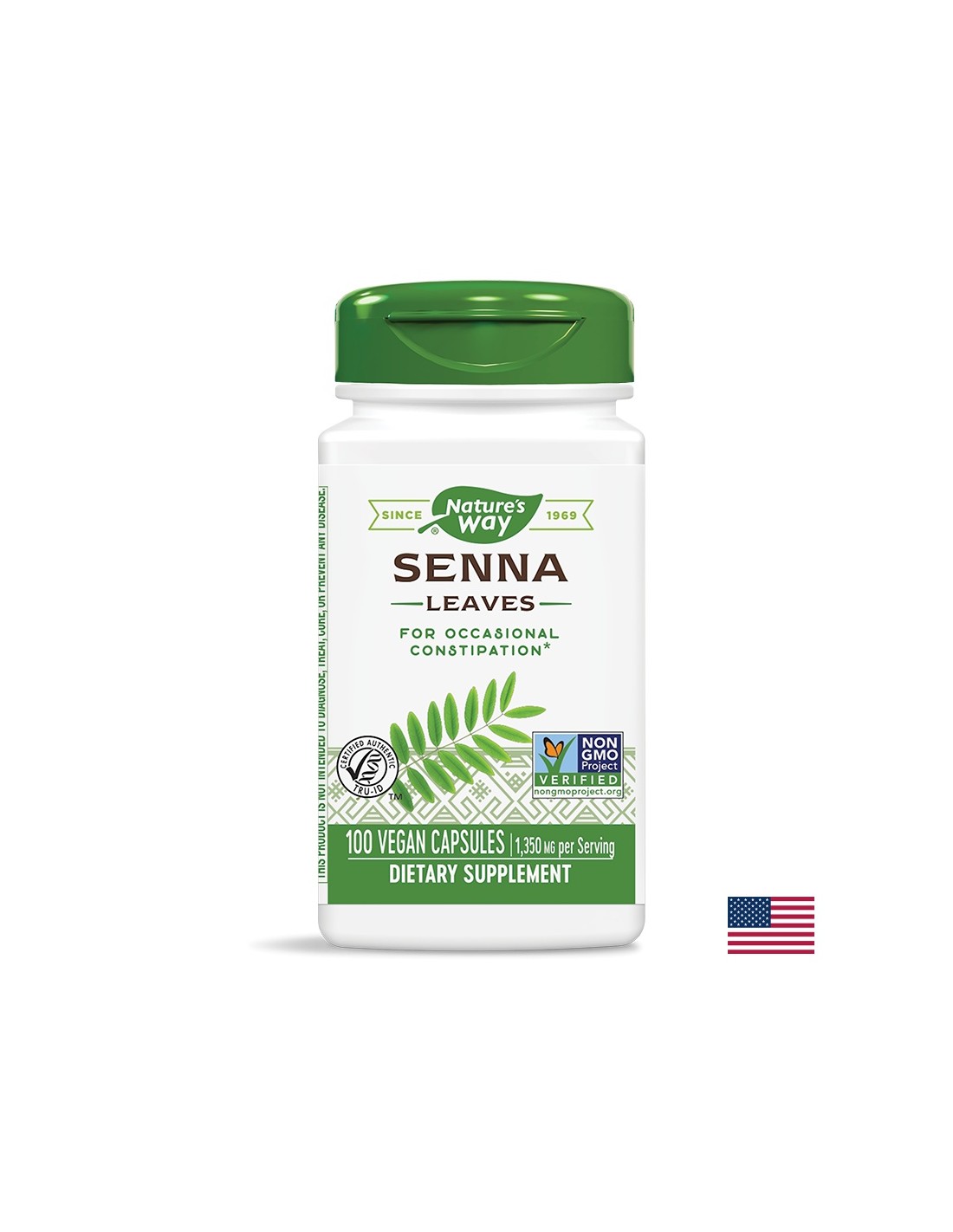 Senna (листа) 450 mg - 100 капсули