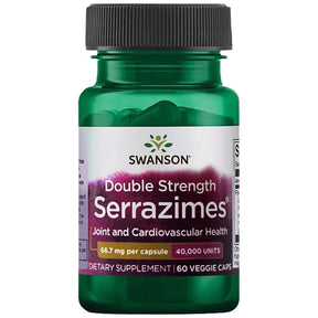 Optimum Potency Serrazimes 40,000 Units 66.7 mg 60 capsules - Nutra Best Europe