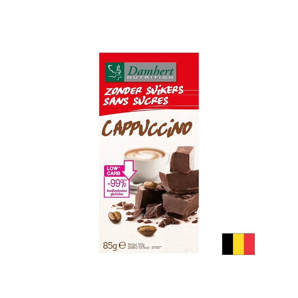 Шоколад с ароматизиран капучино (без захар), 85 g