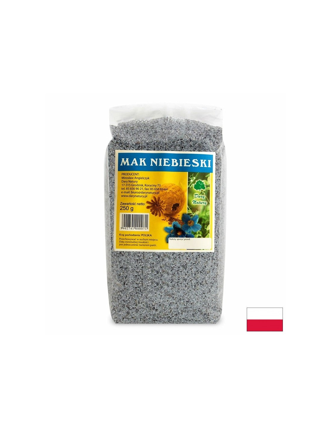 Син мак (семена), 250гр <tc>Dary Natury</tc>