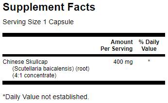 Китайски череп с пълен спектър 400 mg - 90 капсули