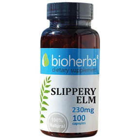 Slippery Elm 230 mg - 100 capsules - Nutra Best Europe