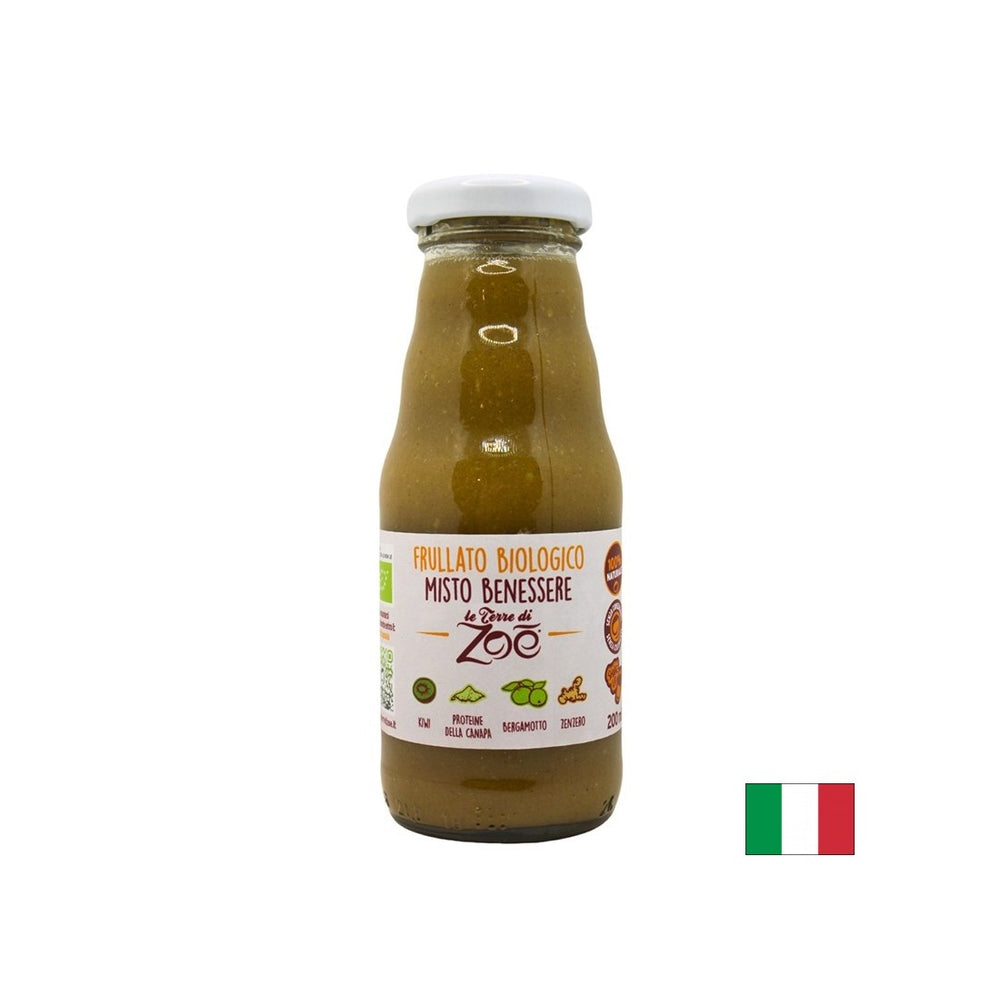 Органични киви, бергамот, коноп и джинджифил, 200 ml
