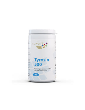 Thyroid gland - L-Tyrosin, 500 mg/60 capsules - Nutra Best Europe