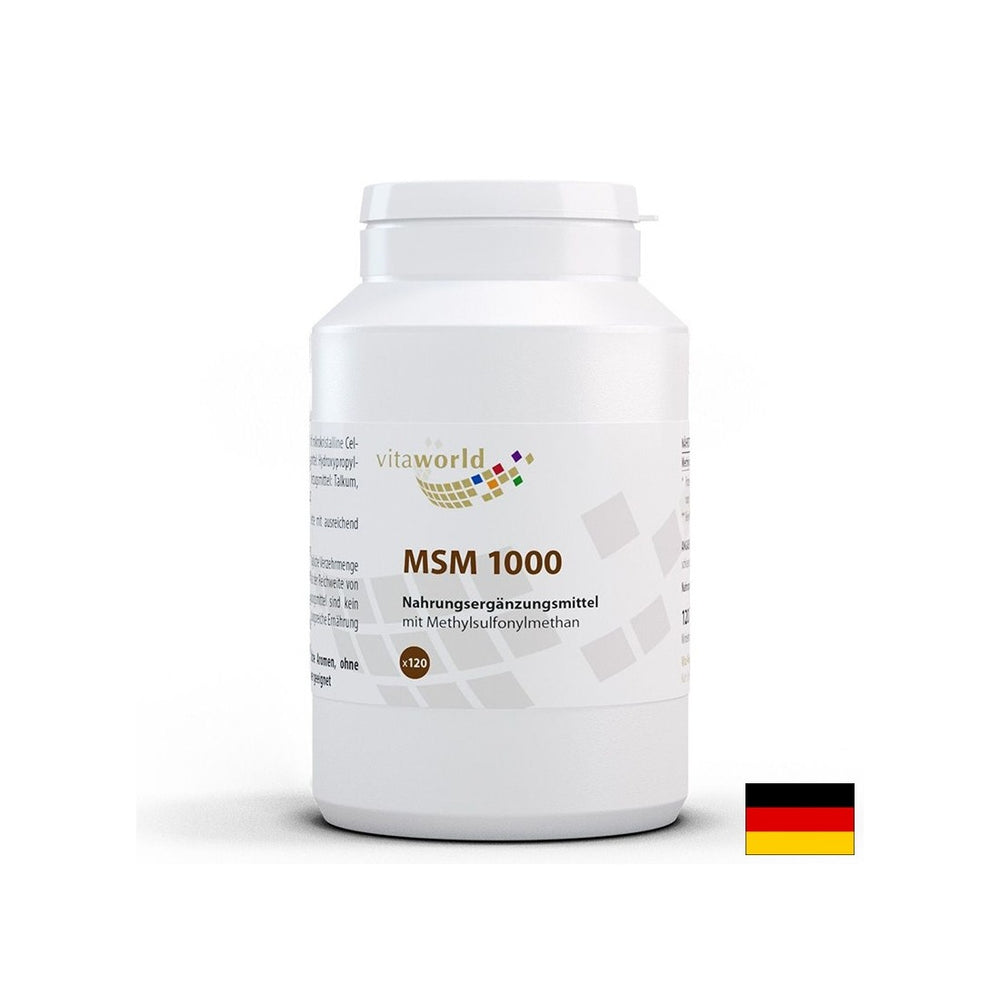 Фуги и кости - MSM (метилсулфонил метан), 1000 mg x 120 таблетки