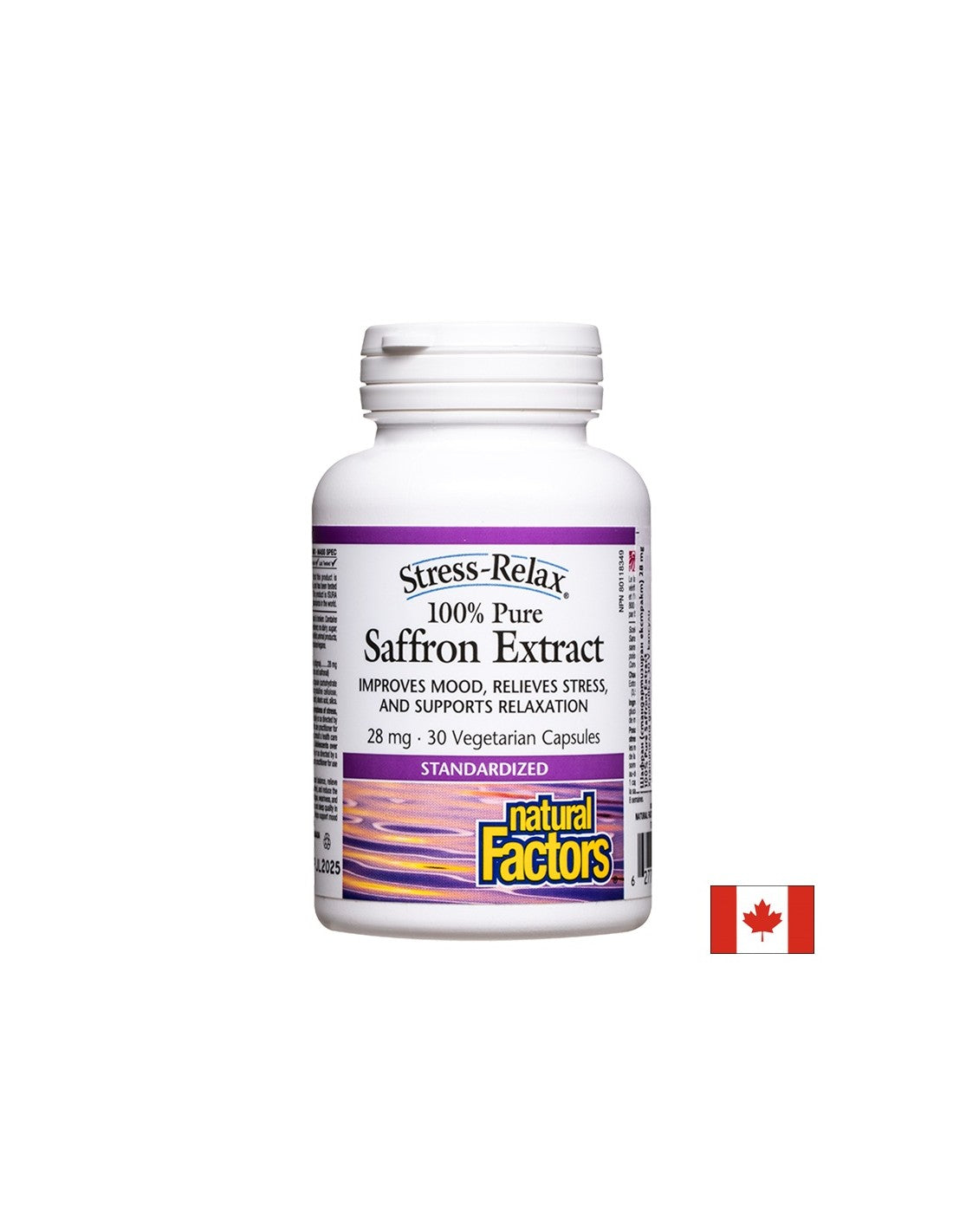 Стрес и депресия - Шафран (стандартизиран екстракт), 28 mg x 30 V капсули <tc>Natural Factors</tc>