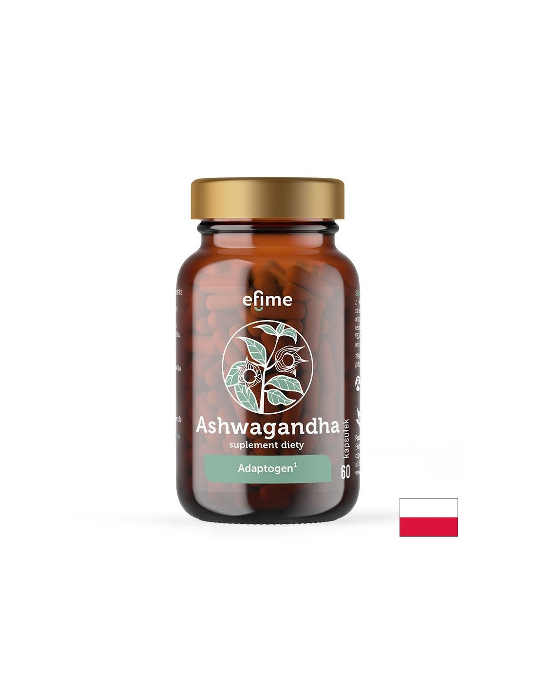 Стрес и добро настроение - Ashwagandha, 60 капсули Ekamedica