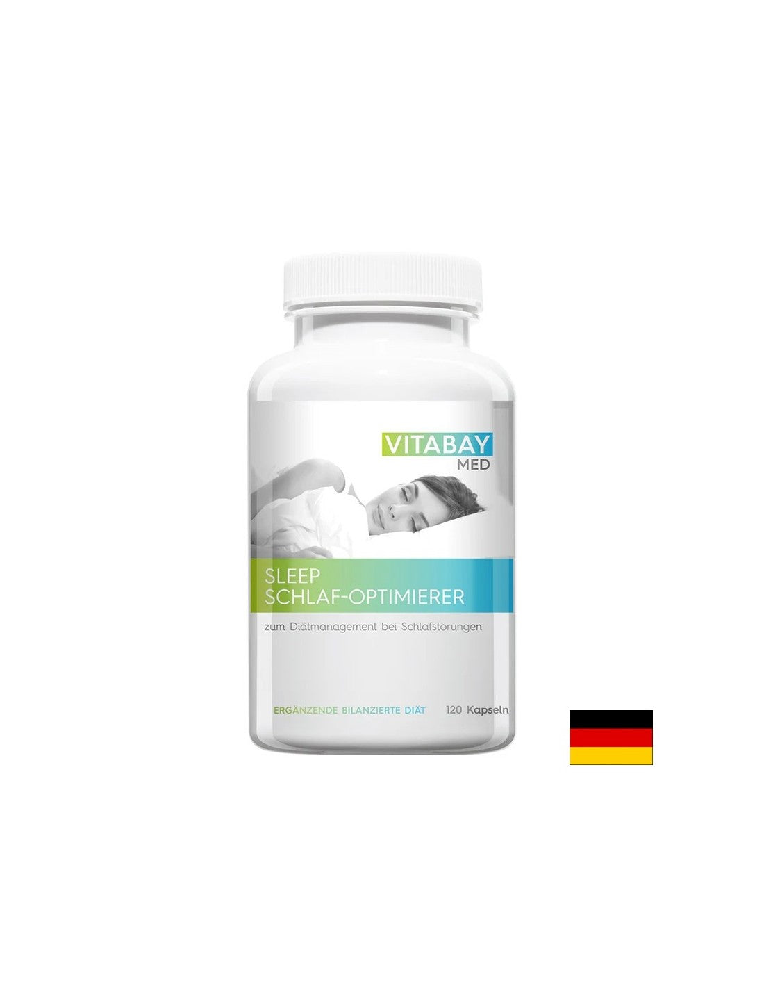 Стрес и добро настроение - Лимонов балсам Спящ Schlaf Optimizer Med®, 300 mg x 120 V капсули