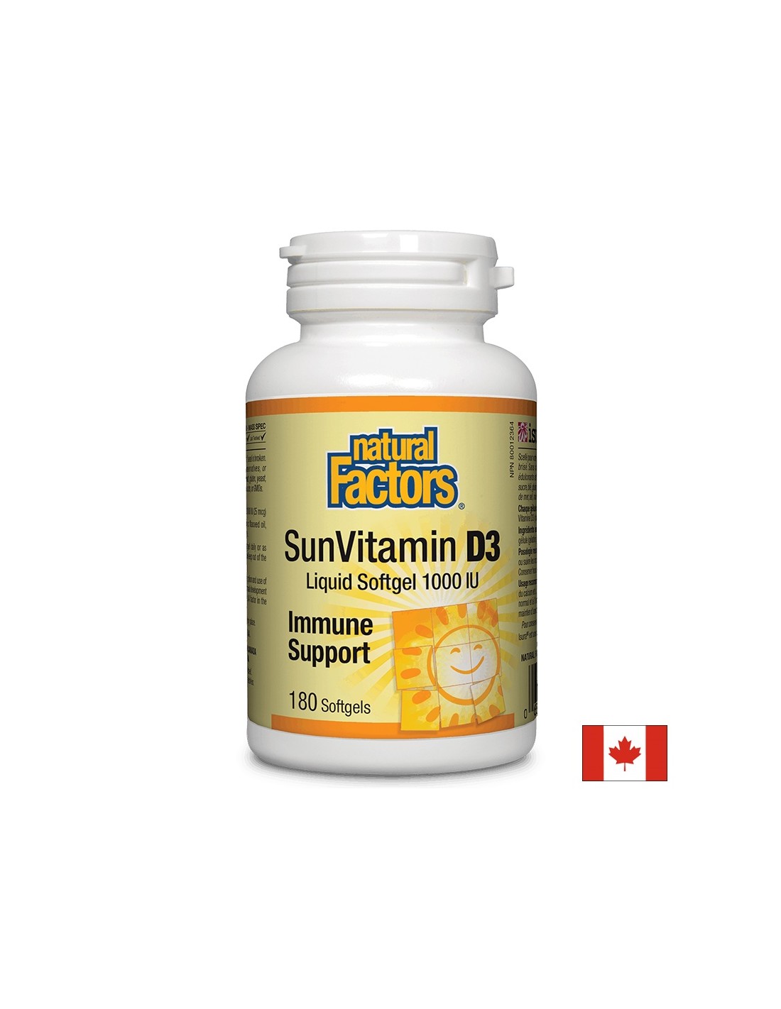 Sunvitamin D3 1000 IU - 180 гел капсули