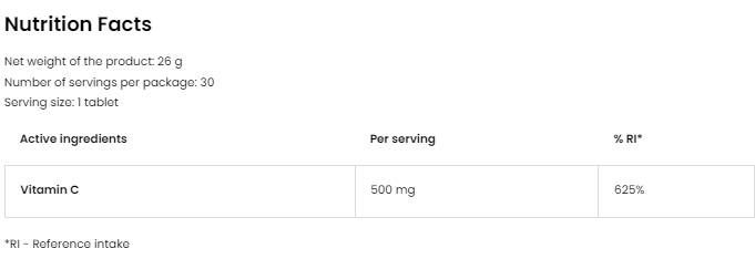 Витамин С 500 mg - 90 таблетки