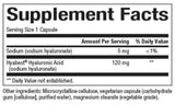 Веган хиалуронова киселина Hyappeal® 120 mg - 60 капсули