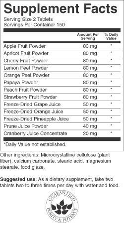 Fruit4Life 425 mg 300 таблетки