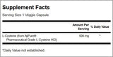 Ajipure N-ацетил цистеин 600 mg 60 капсули