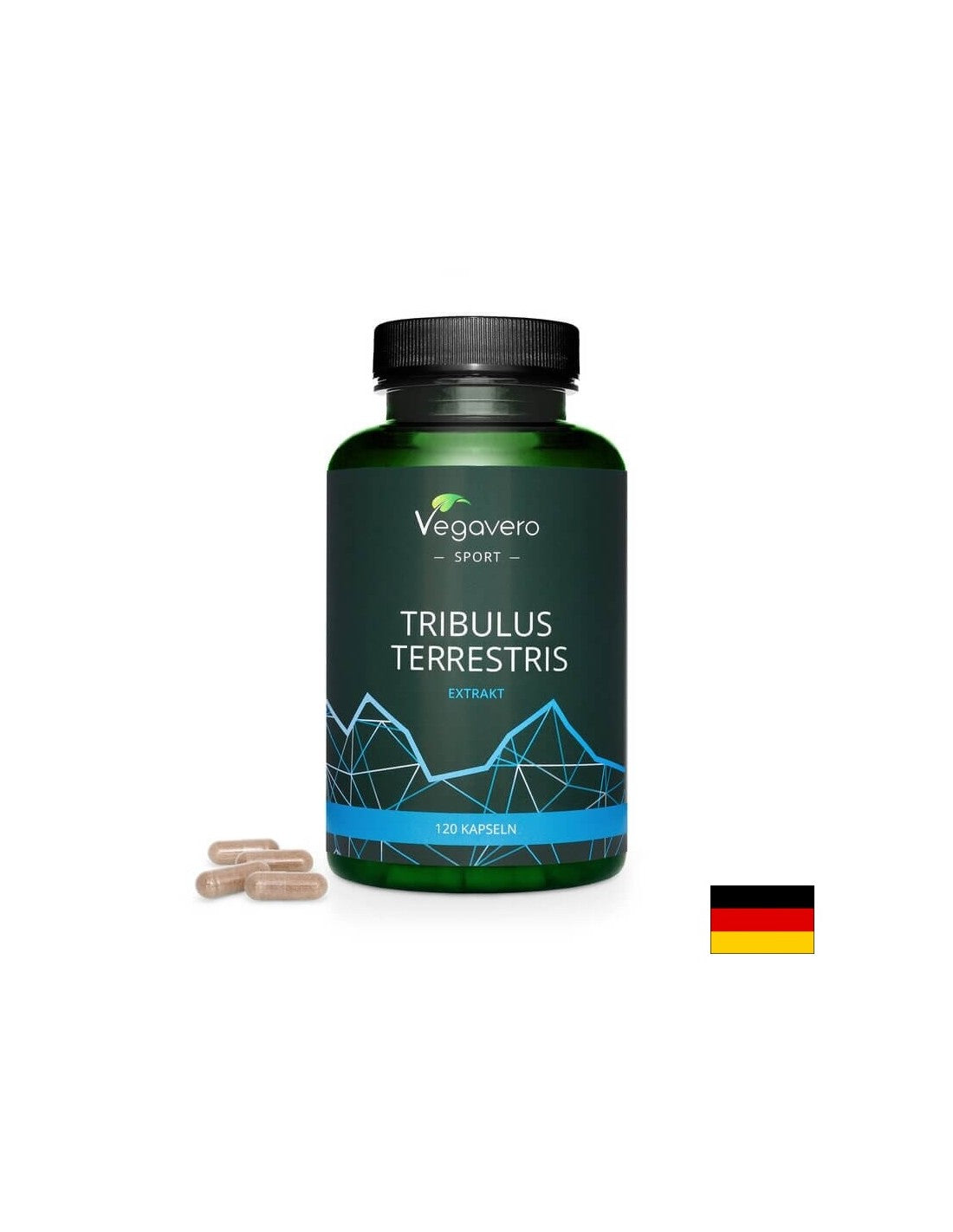 Tribulus Terrestris/ Tribulus Terrestris (Бабини зъби), 120 капсули, 100% веган <tc>Vegavero</tc>
