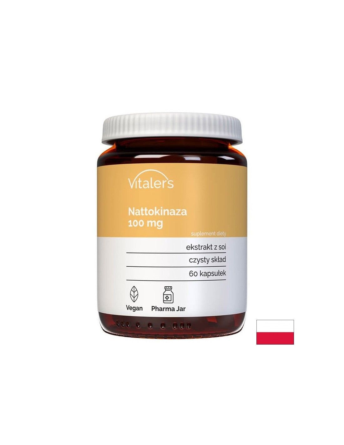 Тромбоза и нарушена кръвна циркулация - натокиназа, 100 mg x 60 капсули