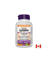 Turmeric Curcumin Ultra Strength / Куркума и черен пипер, 32 500 mg, 30 капсули <tc>Webber Naturals</tc>