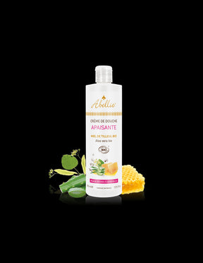 Soothing shower body cream with honey and aloe vera Organic, 400 ml - Nutra Best Europe