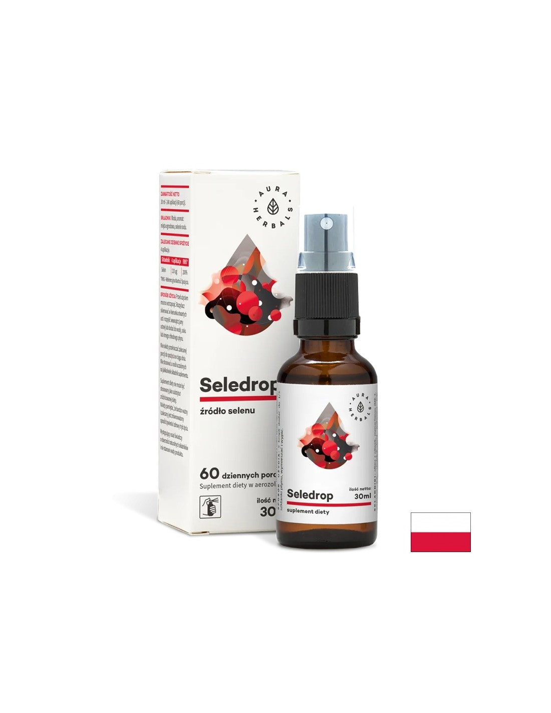 Поддръжка на щитовидната жлеза - Селен (натриев селенит), 30 мл <tc>Aura Herbals</tc> Орален спрей