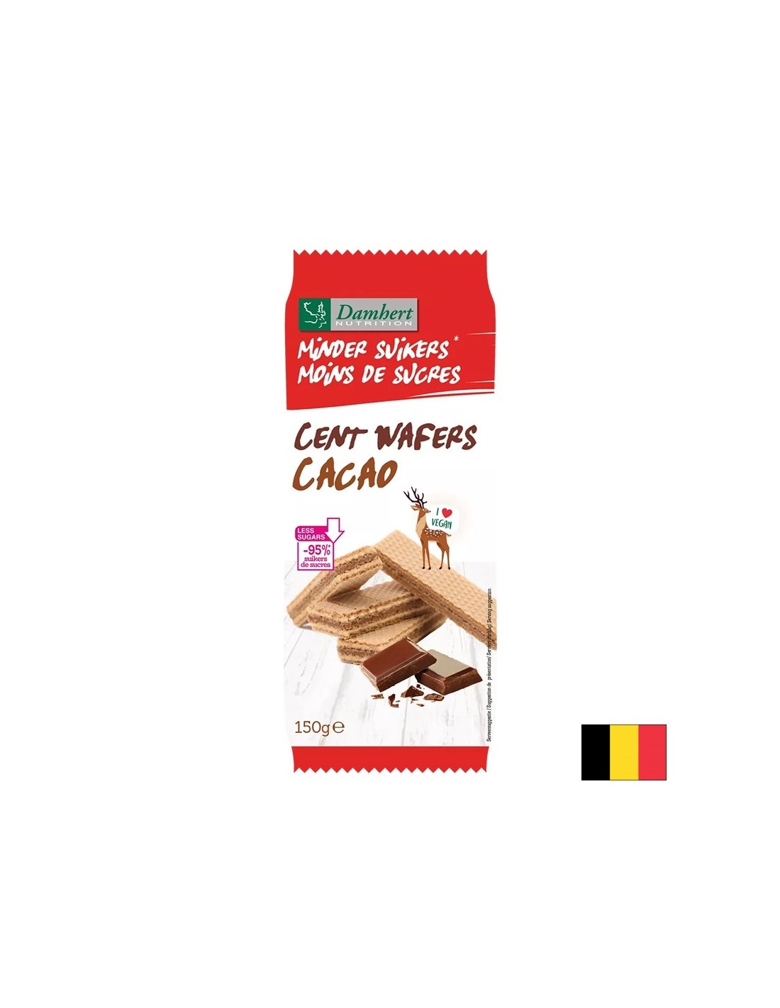 Вафли с какаово крем (без захар), 150 g