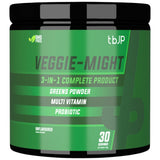 Veggie-Might | 3 В 1 пълна формула ~ Зелени и мулти витамини и пробиотици - 180 грама