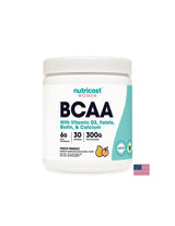 Аминокиселини с разклонена верига BCAA + витамин D3, фолиева киселина, биотин, калций (за жени), 300 g прах с аромат на манго