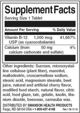 Тройно действие B -12 1000 MCG - 90 таблетки