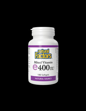 Vitamin E (tocopherol mix) - antioxidant, 268 mg/ 400 IU Natural Factors - Nutra Best Europe
