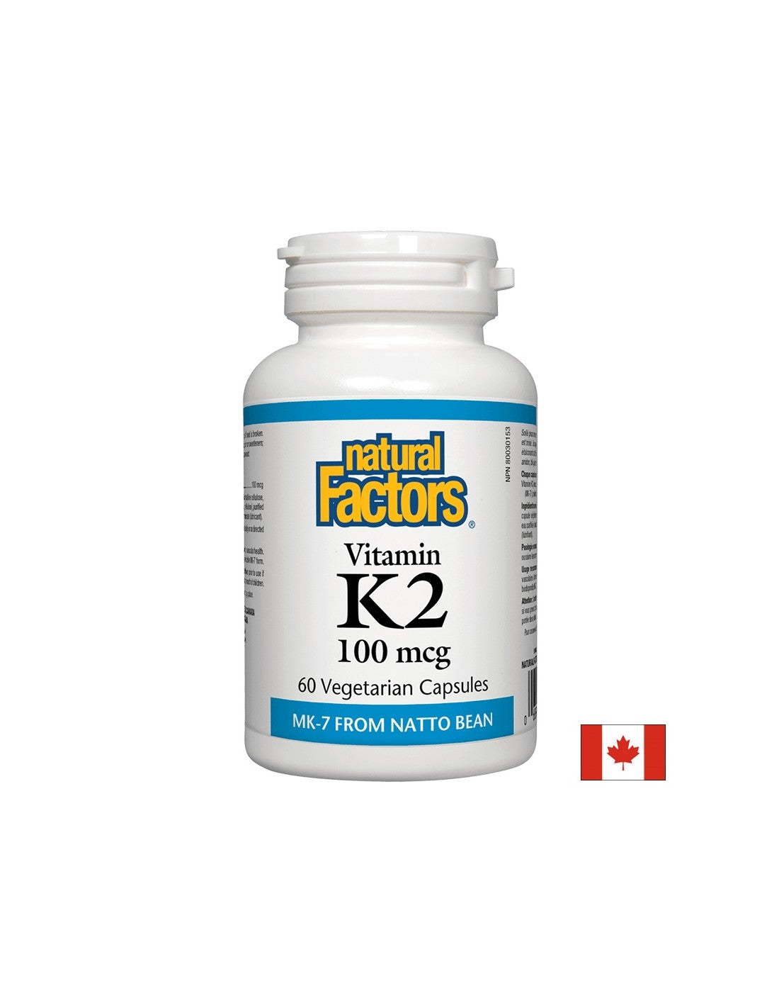 Витамин К2 (MK -7) 100 mcg - 60 капсули