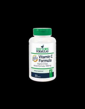 Vitamin C (with rapid absorption) - 1000 mg, 30 tablets Doctor's Formulas - Nutra Best Europe