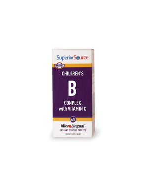 Vitamin B-Complex+C for children, 60 sublingual tablets Superior Source - Nutra Best Europe