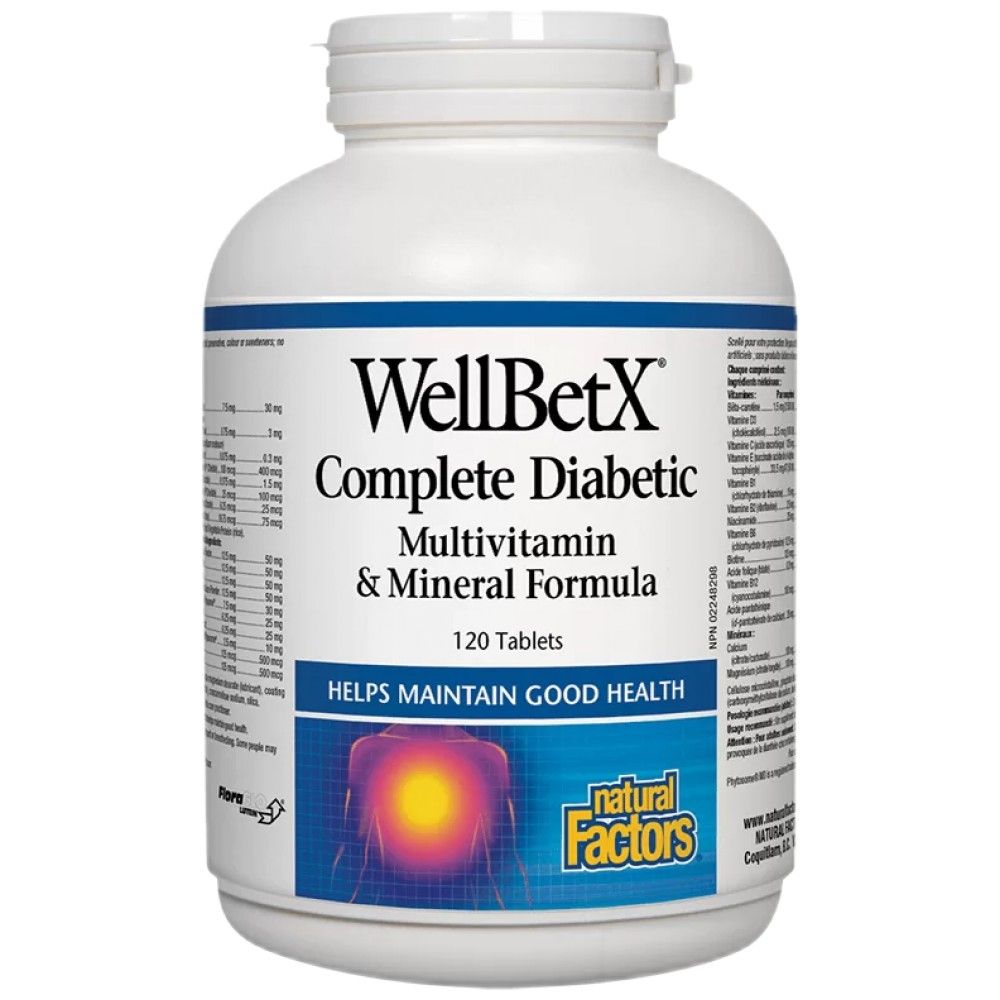 Wellbetx® Пълен диабетик - 120 таблетки