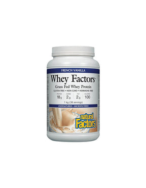Whey Factors® Grass Fed Whey Protein | Vanilla - 1000 grams - Nutra Best Europe