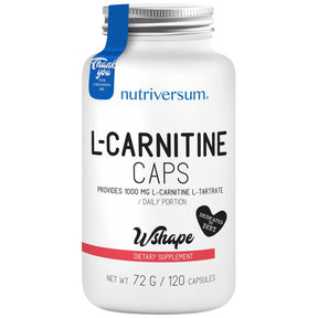 L-Carnitine Caps 500 mg 120 capsules - Nutra Best Europe