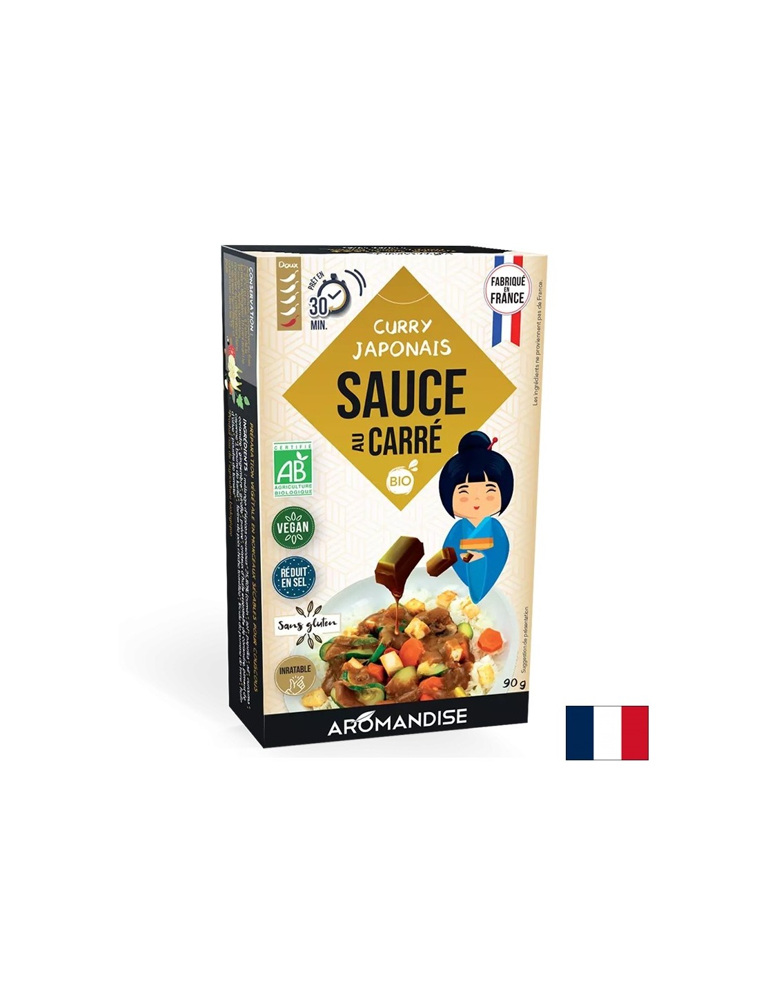 Кубчета Bouillon - японски къри сос, 90 g