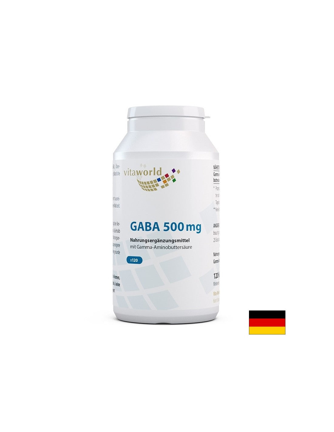 За релаксация на нервната система - GABA (гама -аминобатна киселина), 500 mg x 120 капсули
