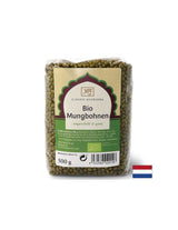 Зелен боб от мунг (неизбелен), био, 500 g