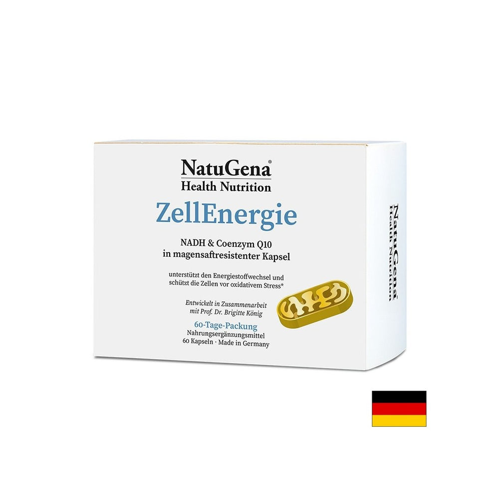 Zellenergie - Клетъчна енергия с NADH и Coenzyme Q10, 60 капсули за 2 месеца прием