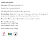 Cedarwood Oil | 100% чист Juniperus virginiana - 30 ml